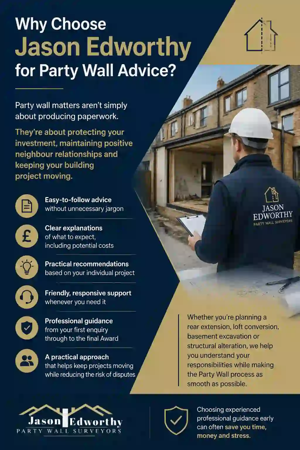 Why Choose Jason Edworthy for Party Wall Advice Maltby?